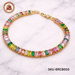 Eternal Rainbow Stone Designer Bracelet